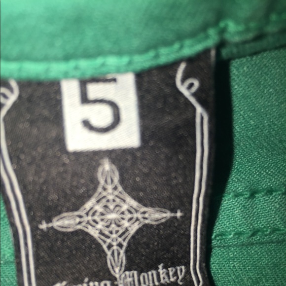 Green Fitted Jeans Size 5 - Picture 7 of 7